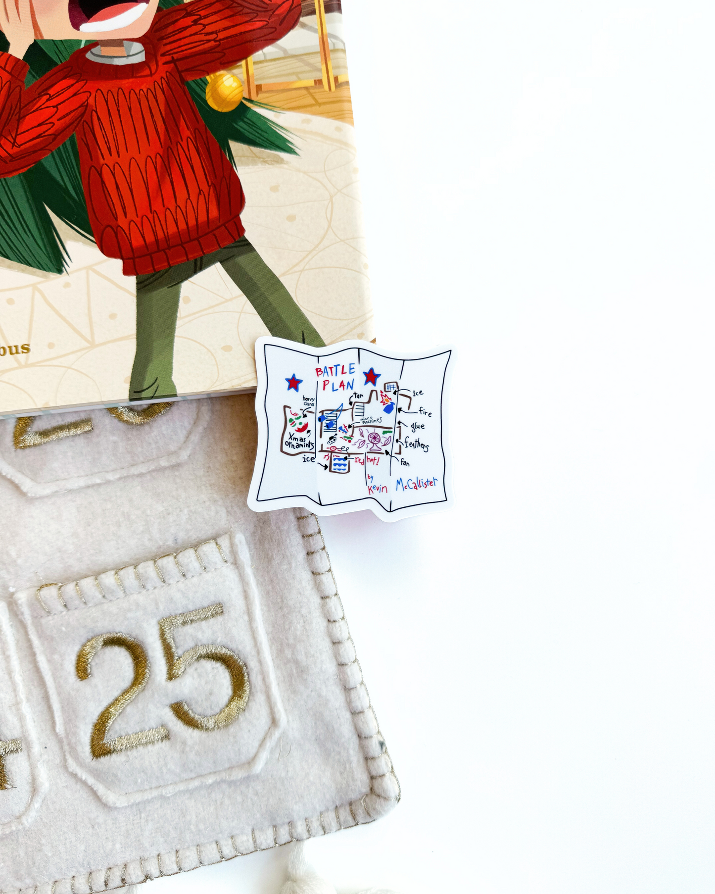 Home Alone Battle Plan Vinyl Sticker