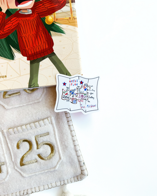 Home Alone Battle Plan Vinyl Sticker