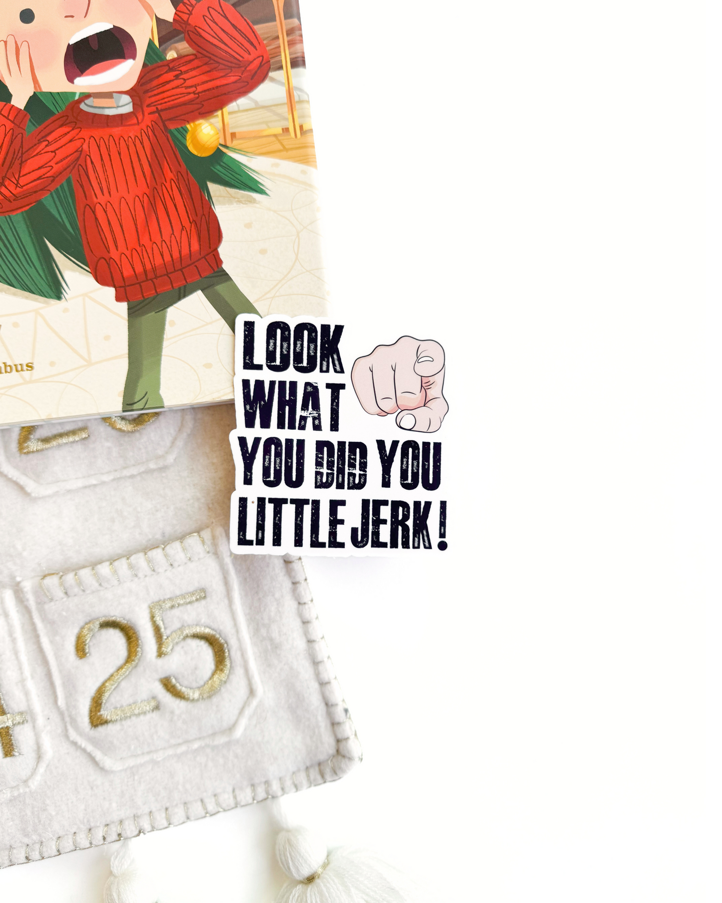 Home Alone You Little Jerk Vinyl Sticker