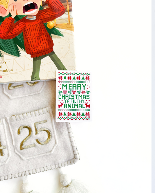 Home Alone Merry Christmas Vinyl Sticker