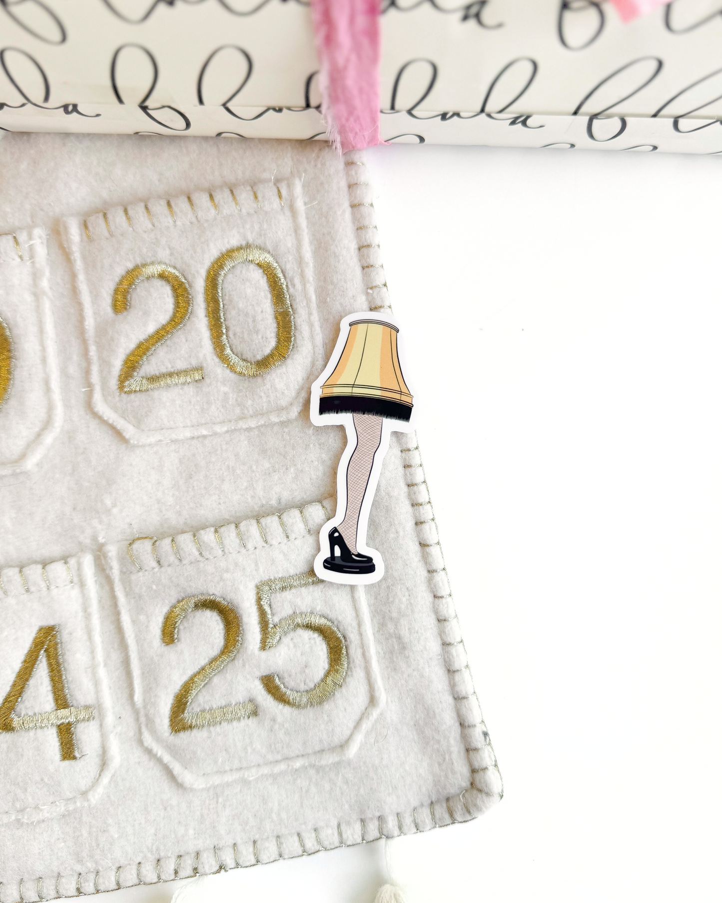 A Christmas Story Lamp Vinyl Sticker