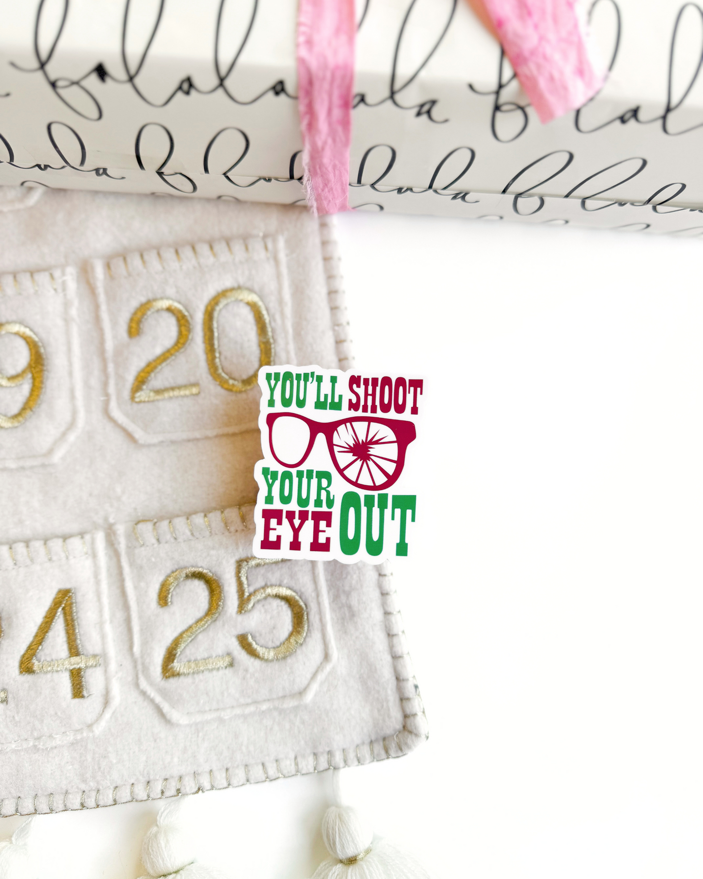 A Christmas Story Eye Vinyl Sticker