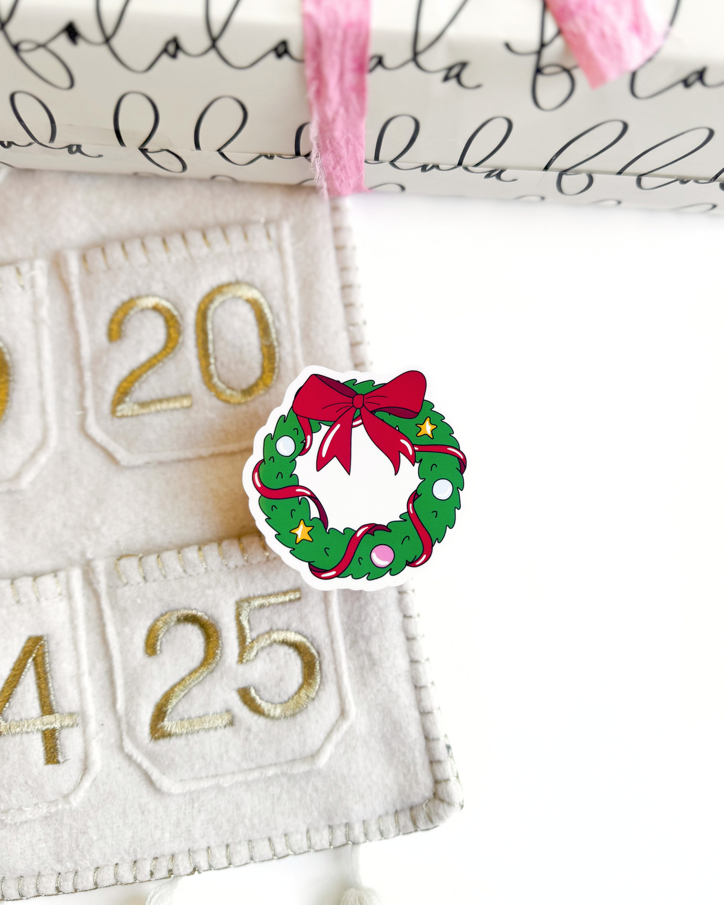 A Christmas Story Wreath Vinyl Sticker