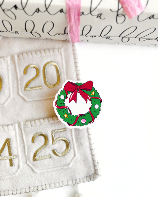 A Christmas Story Wreath Vinyl Sticker