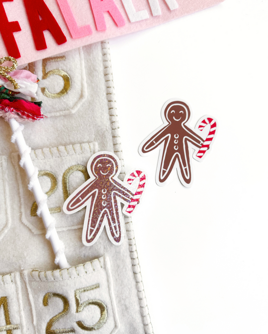 Christmas Gingerbread Vinyl Sticker