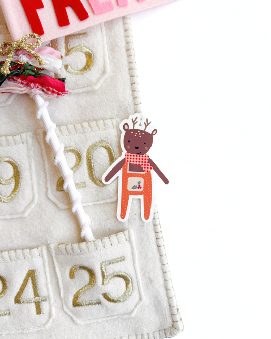 Christmas Reindeer Vinyl Sticker